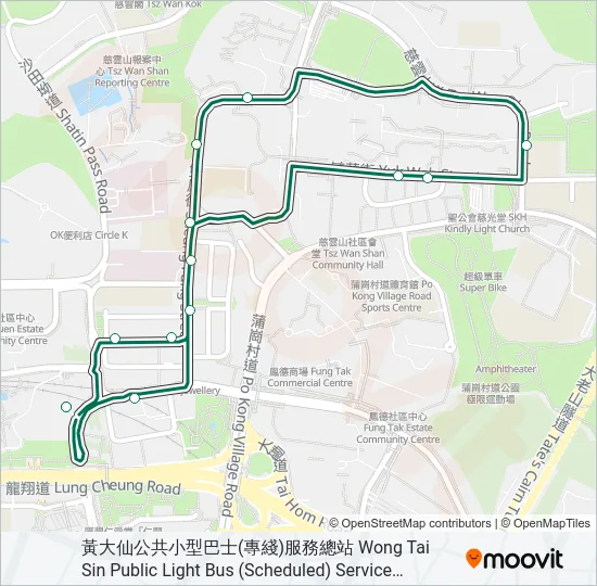 37M Bus Line Map