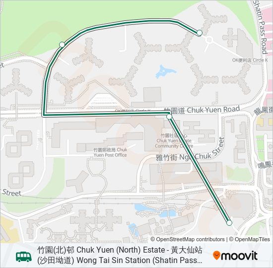 38M bus Line Map