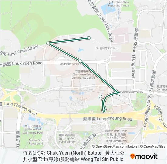 38M Bus Line Map
