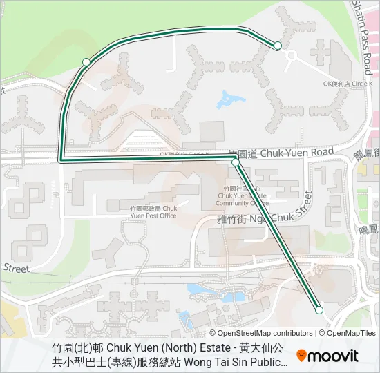 38M Bus Line Map