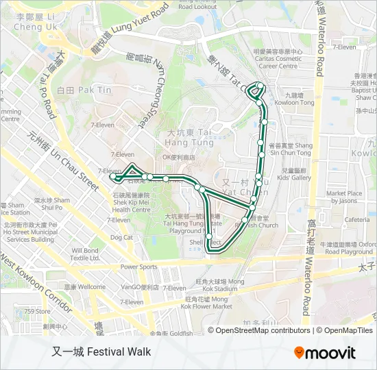 41M Bus Line Map