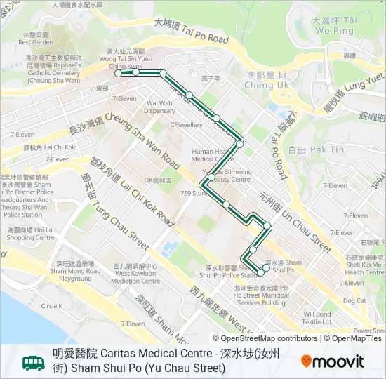 45M Bus Line Map