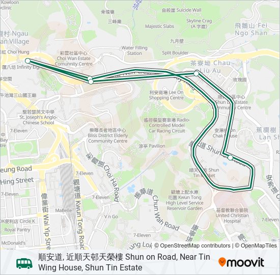 49M bus Line Map