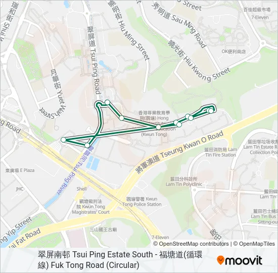 59M Bus Line Map