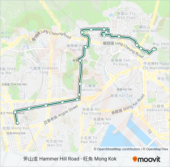 66S Bus Line Map
