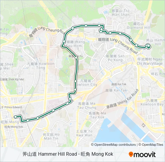 66S Bus Line Map