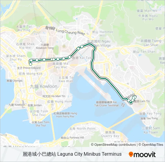 69A Bus Line Map