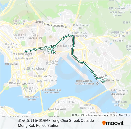 69A Bus Line Map