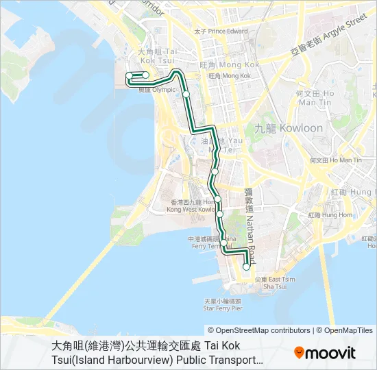 78A Bus Line Map