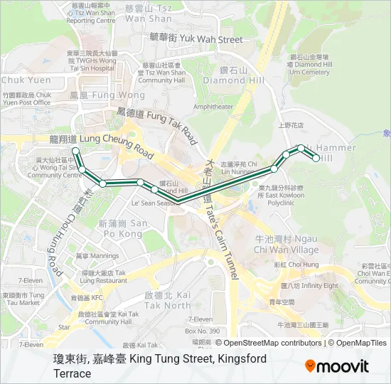 79M Bus Line Map