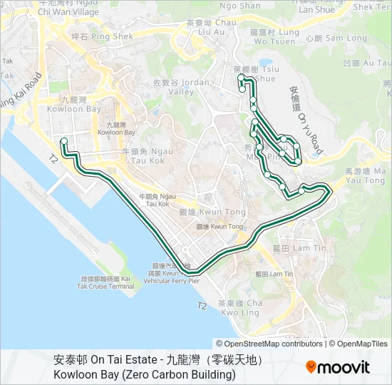 89B Bus Line Map
