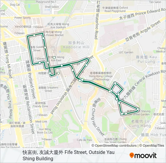 27MS Bus Line Map