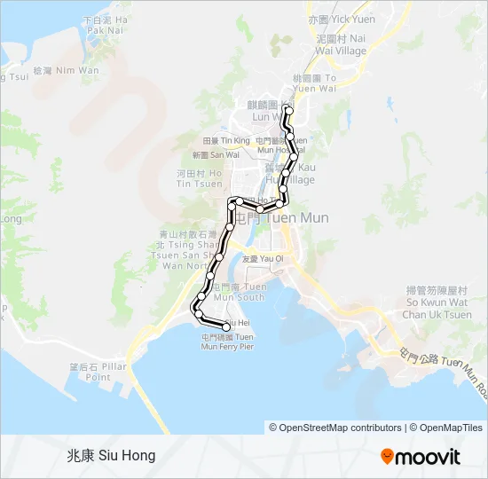 506P Light Rail Line Map