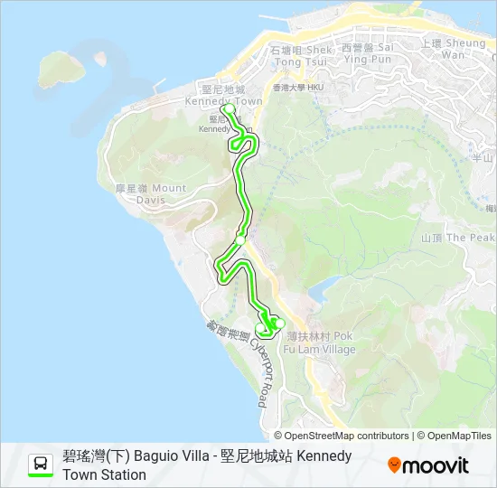HR42 Bus Line Map