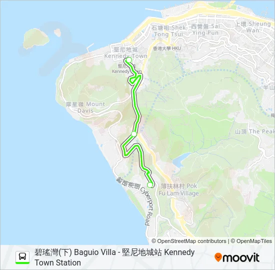 HR42 Bus Line Map
