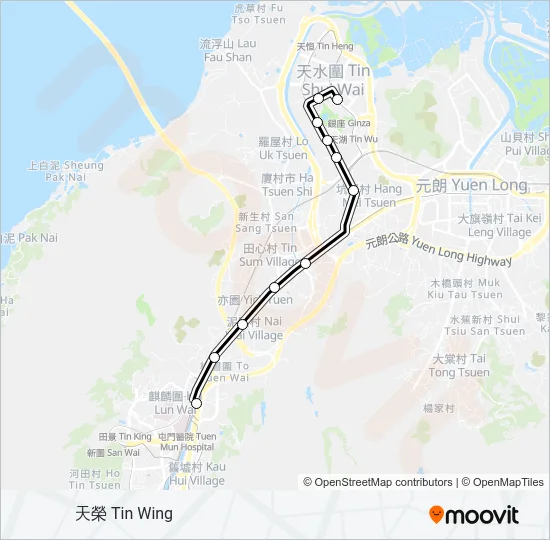 720 Light Rail Line Map