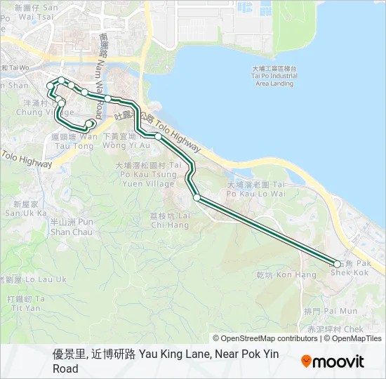 28A Bus Line Map