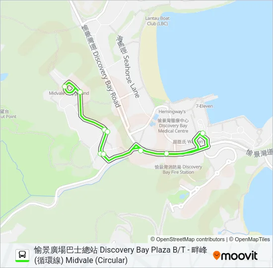 2 Bus Line Map