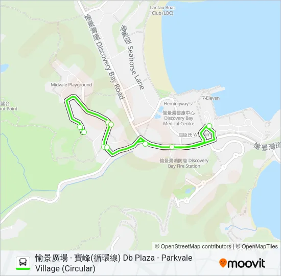 3 Bus Line Map