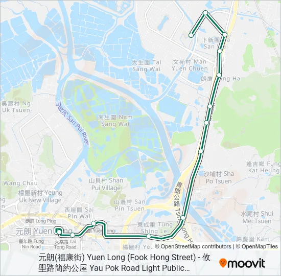 36A Bus Line Map