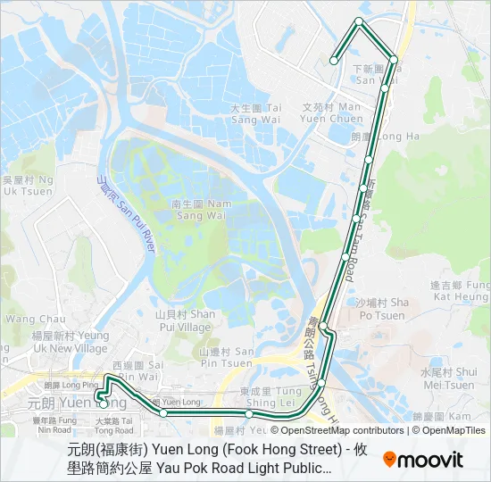 36A Bus Line Map