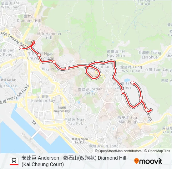 19 Bus Line Map