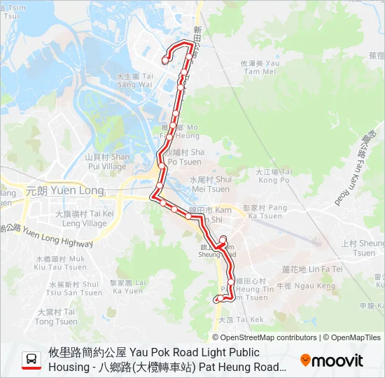 268 Bus Line Map