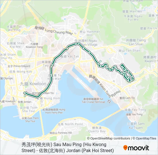 91 Bus Line Map