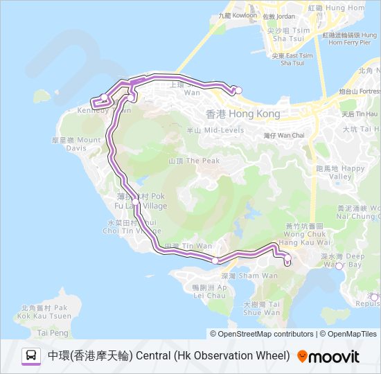 H4 Bus Line Map