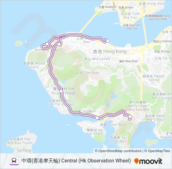 H4 Bus Line Map