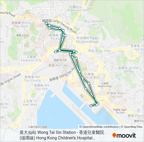 88A Bus Line Map