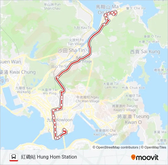 87C Bus Line Map