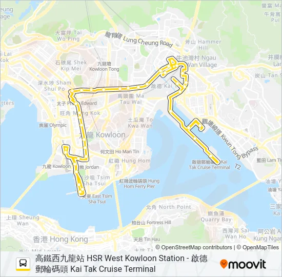 20A Bus Line Map