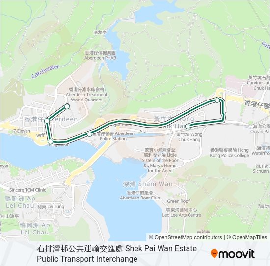 N4M Bus Line Map