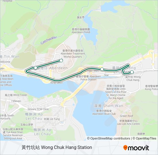 N4M Bus Line Map