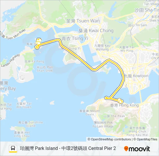 NR338S Bus Line Map