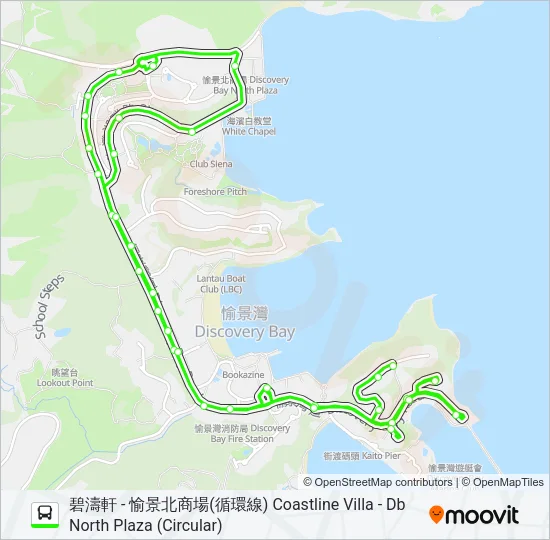 巴士C4的線路圖