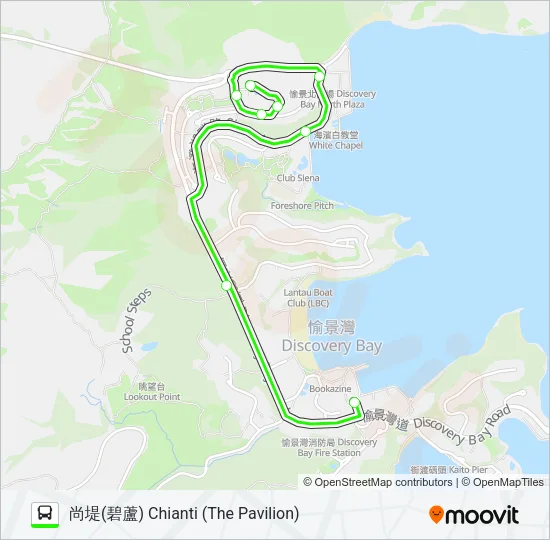 15 Bus Line Map