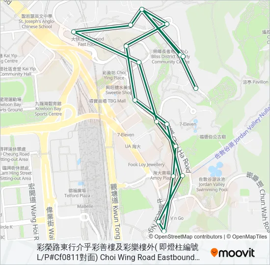 83C Bus Line Map