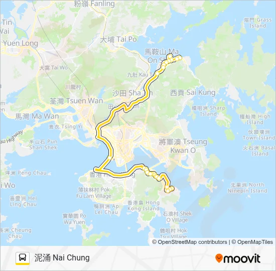 382 Route: Schedules, Stops & Maps - Nai Chung (Updated)