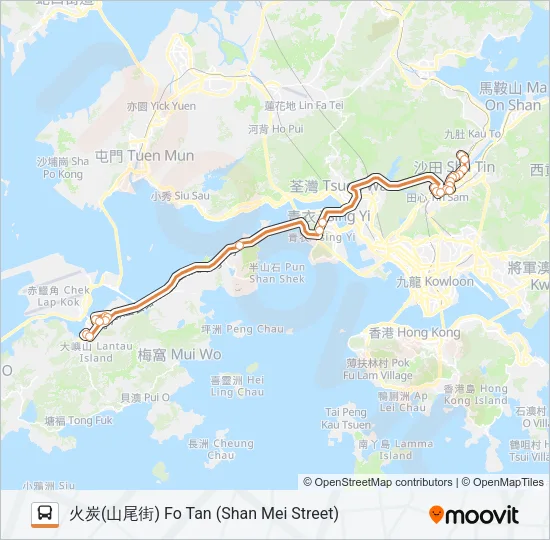 E42P Bus Line Map