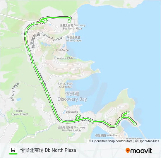 4 Bus Line Map