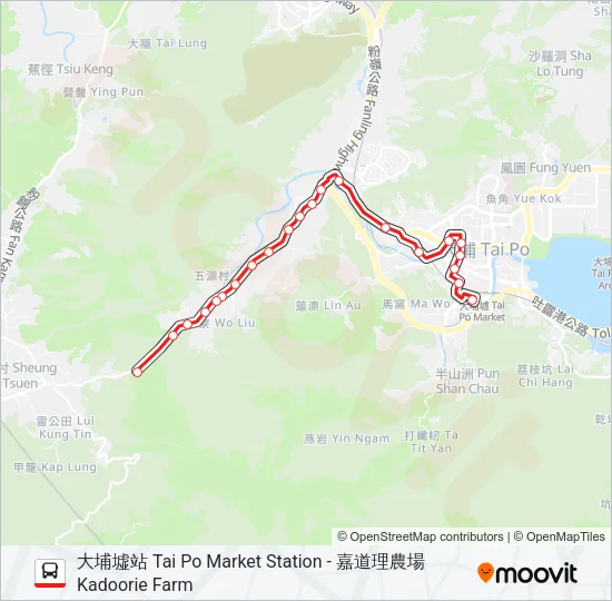 64P Bus Line Map