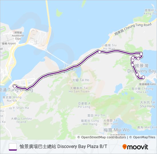 DB01P bus Line Map
