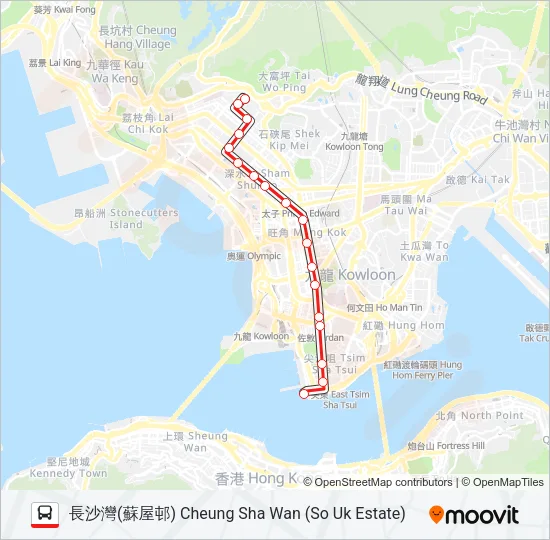 巴士2的線路圖
