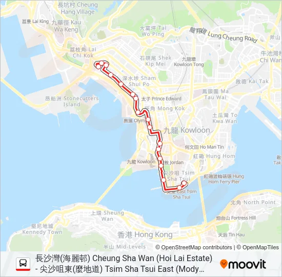 12 Bus Line Map