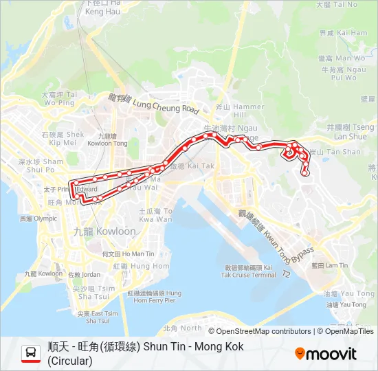27 Bus Line Map