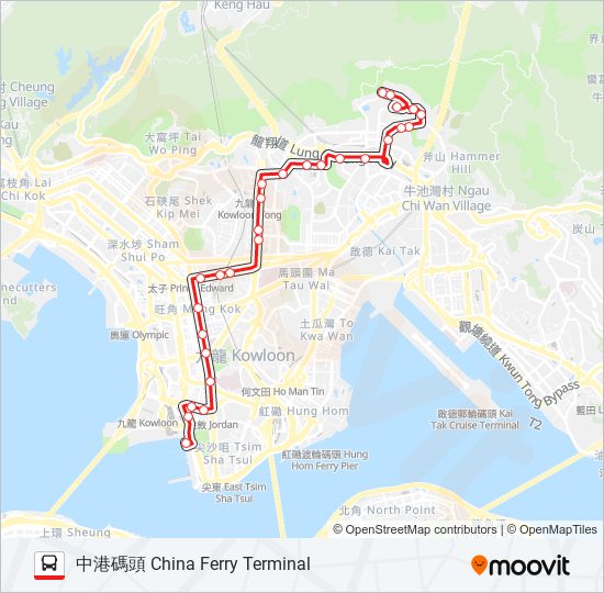 3C bus Line Map