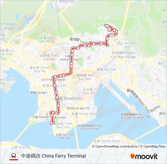 3C Bus Line Map