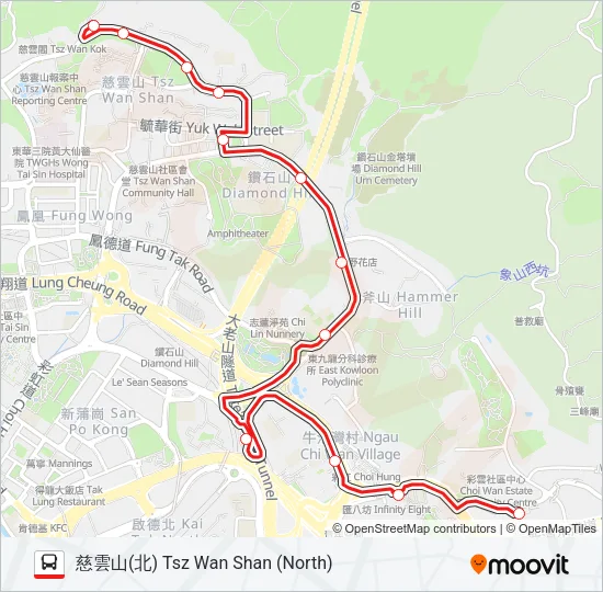 3M Bus Line Map